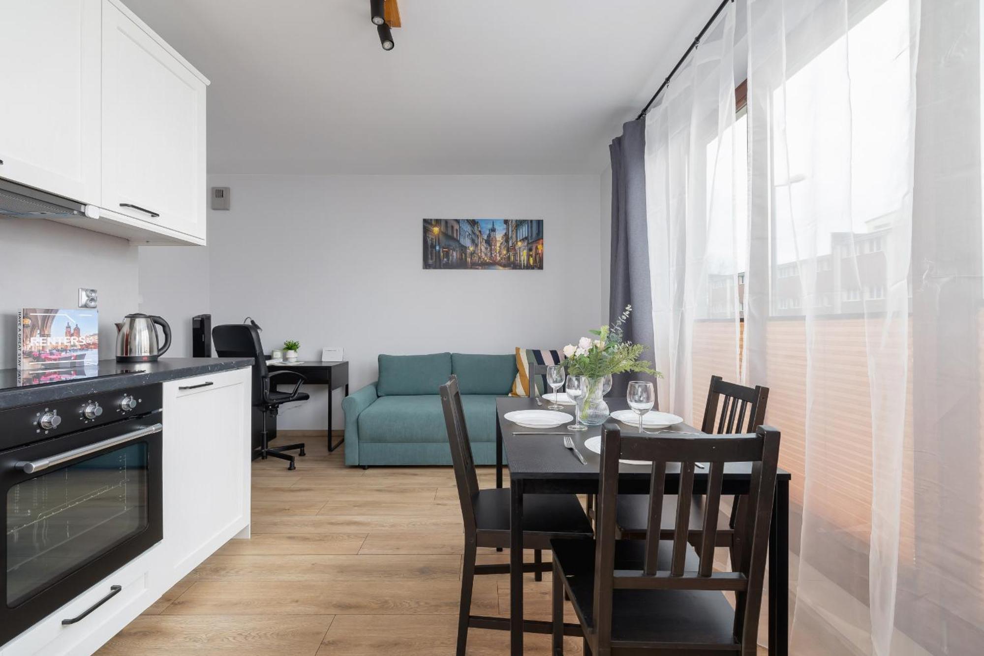 Stylish Apartment With Balcony & Parking Cracow By Noclegi Renters Krakow Exterior photo